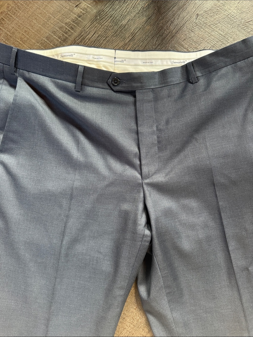 Santorelli Gray Tailored Dress Pants